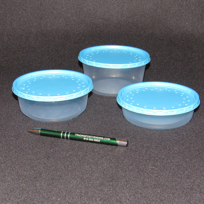 Live Fishing Bait Cups and Containers